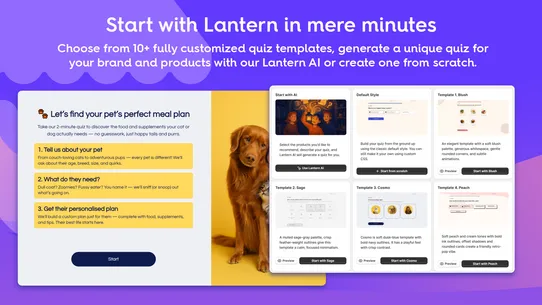Lantern AI Quiz Builder screenshot