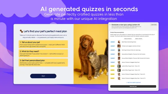 Lantern AI Quiz Builder screenshot
