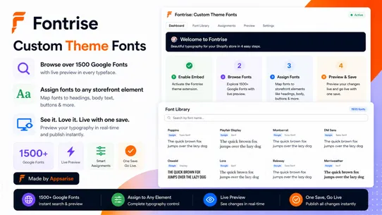 Fontrise: Custom Theme Fonts screenshot