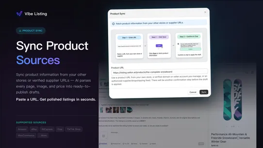 Vibe Listing: AI Image &amp; SEO screenshot