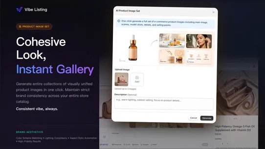 Vibe Listing: AI Image &amp; SEO screenshot