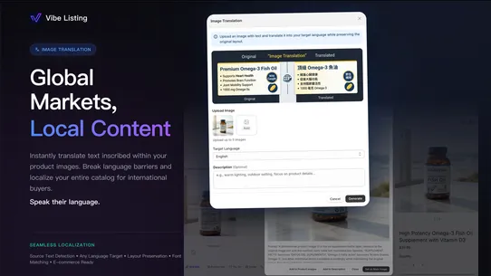 Vibe Listing: AI Image &amp; SEO screenshot