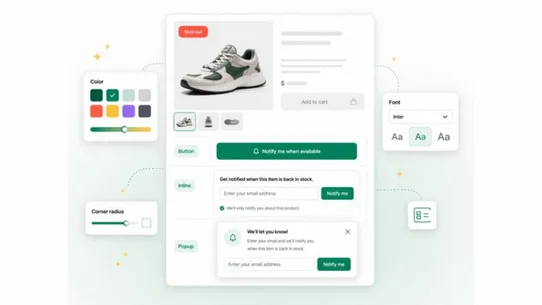 SF BackInStock Notifier screenshot