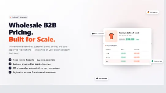 Orbit ‑ B2B Wholesale Pricing screenshot