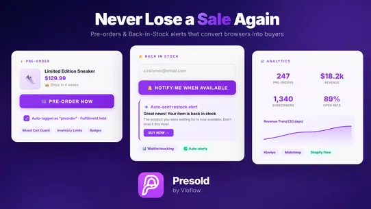 Presold: PreOrder &amp; Restock screenshot