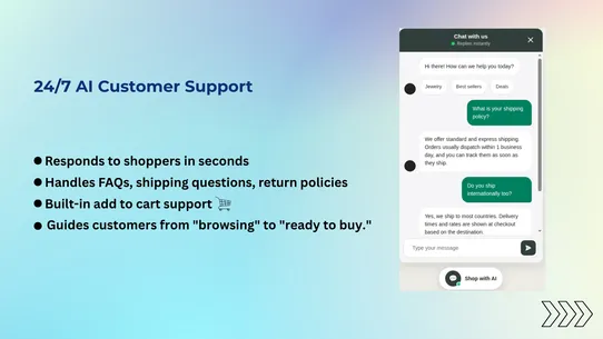 Chatious ‑ 24/7 AI chat + Sale screenshot