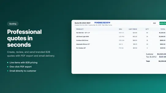 Mify FieldB2B screenshot