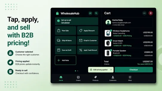 POS2B: Native B2B Prices screenshot