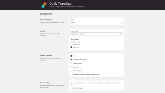 Duxly Translate screenshot