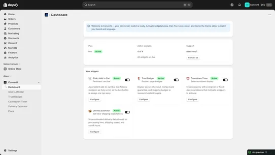 Convertli ‑ Conversion Widgets screenshot