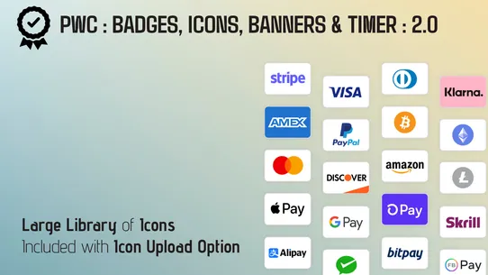 PWC Badges, Timer, Icons ‑ 2.0 screenshot