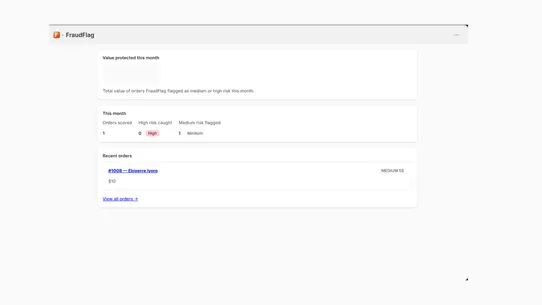 FraudFlag screenshot