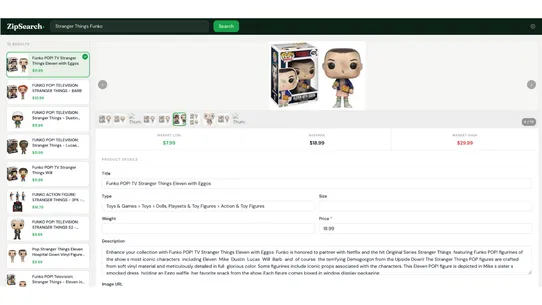 ZipSearch screenshot