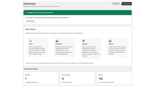IndexPulse by Amethyst Apps screenshot