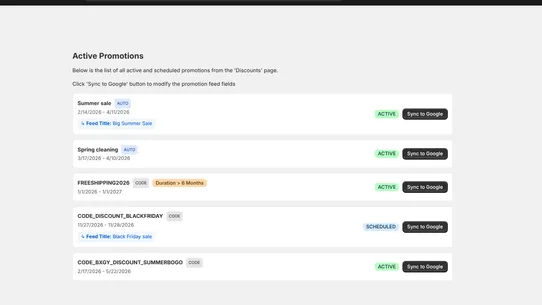 FeedFlow: Promotions Feed screenshot