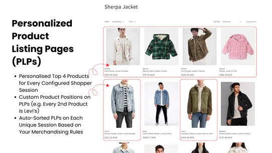 Personalization Playground screenshot