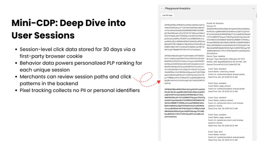 Personalization Playground screenshot