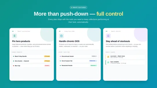 Push Down Out of Stock &amp; Hide screenshot