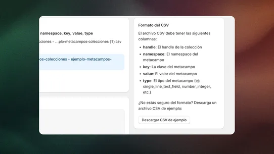 Cargas masivas para SEO screenshot