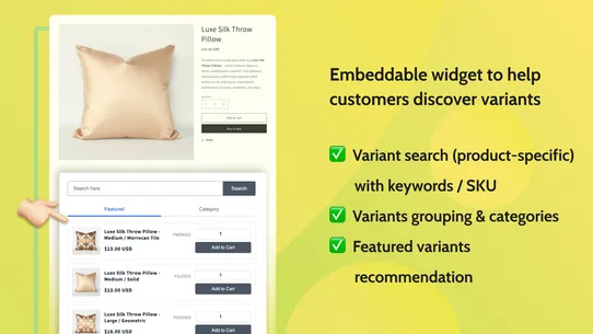 Variant Search &amp; Category MP screenshot