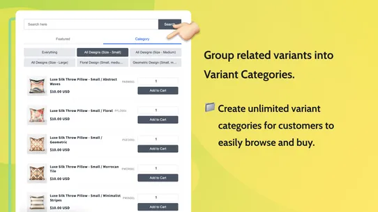 Variant Search &amp; Category MP screenshot