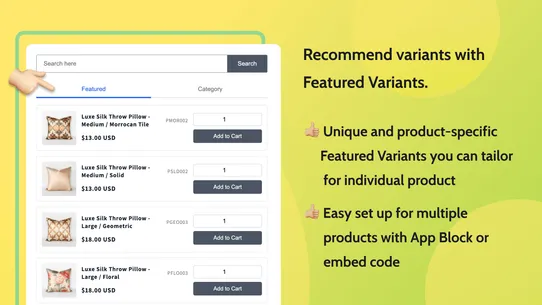 Variant Search &amp; Category MP screenshot