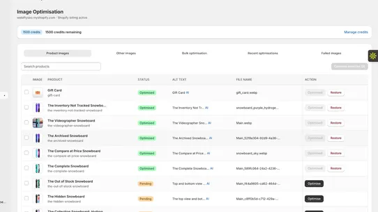 WebPify SEO screenshot