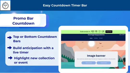 Easy Countdown Timer Bar screenshot