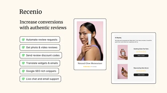 Recenio Product Reviews &amp; UGC screenshot