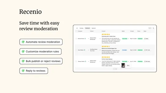 Recenio Product Reviews &amp; UGC screenshot