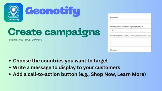 Geonotify ‑ Geo Alert screenshot