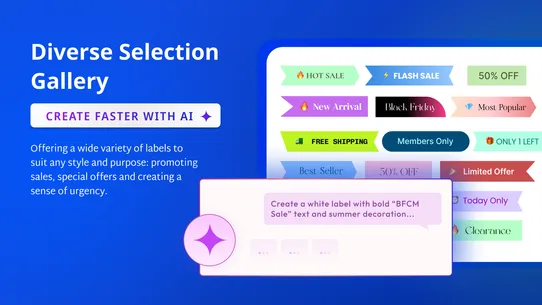 DECO Product Labels &amp; Badges screenshot