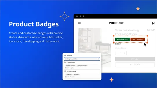 DECO Product Labels &amp; Badges screenshot