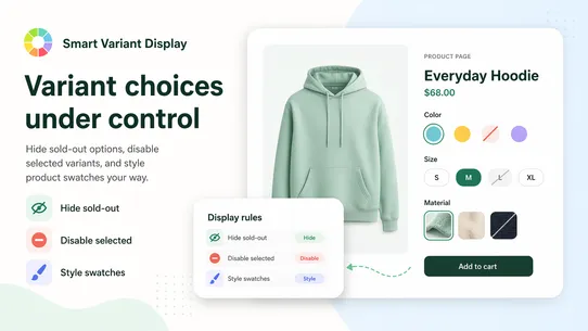 Smart Variant Display screenshot