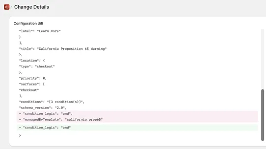 Compliance Engine screenshot