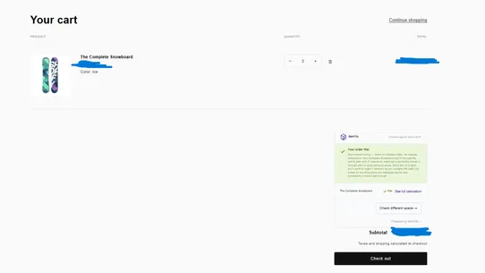 ItemFits Product Size vs Space screenshot