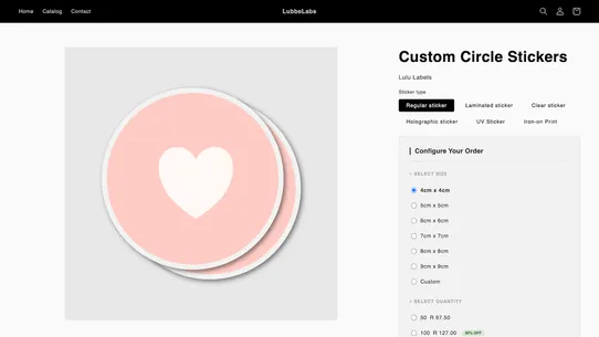 Custom Print Price Engine screenshot