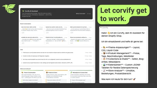 Corvify AI Agent screenshot