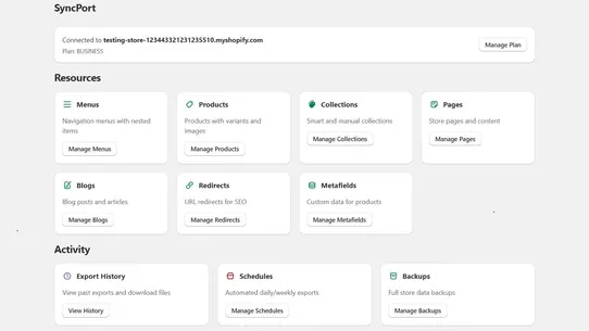 SyncPort screenshot