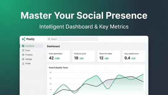 Postly ‑ AI Social Posts screenshot