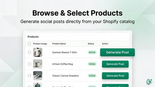 Postly ‑ AI Social Posts screenshot