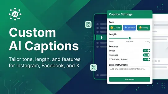 Postly ‑ AI Social Posts screenshot
