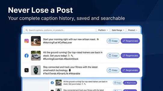 Postly ‑ AI Social Posts screenshot