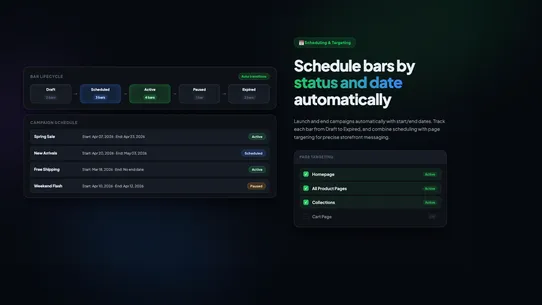 MSK: Announcement Bar Timer screenshot