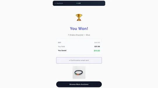 DropClaim ‑ Flash Auction App screenshot
