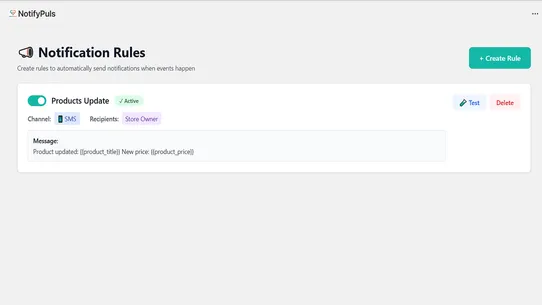 NotifyPuls screenshot