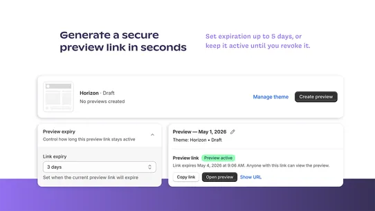 Avanced Theme Preview screenshot