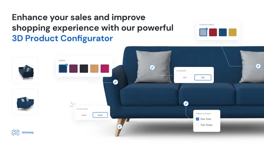 Mimeeq 3D Configurator 3D &amp; AR screenshot