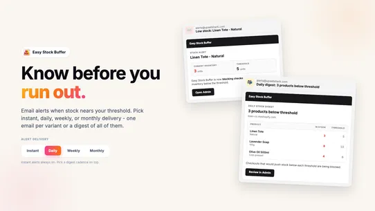 Easy Stock Buffer screenshot