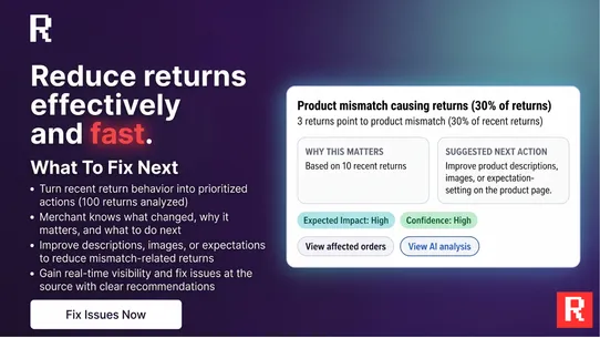 Return Insights AI screenshot